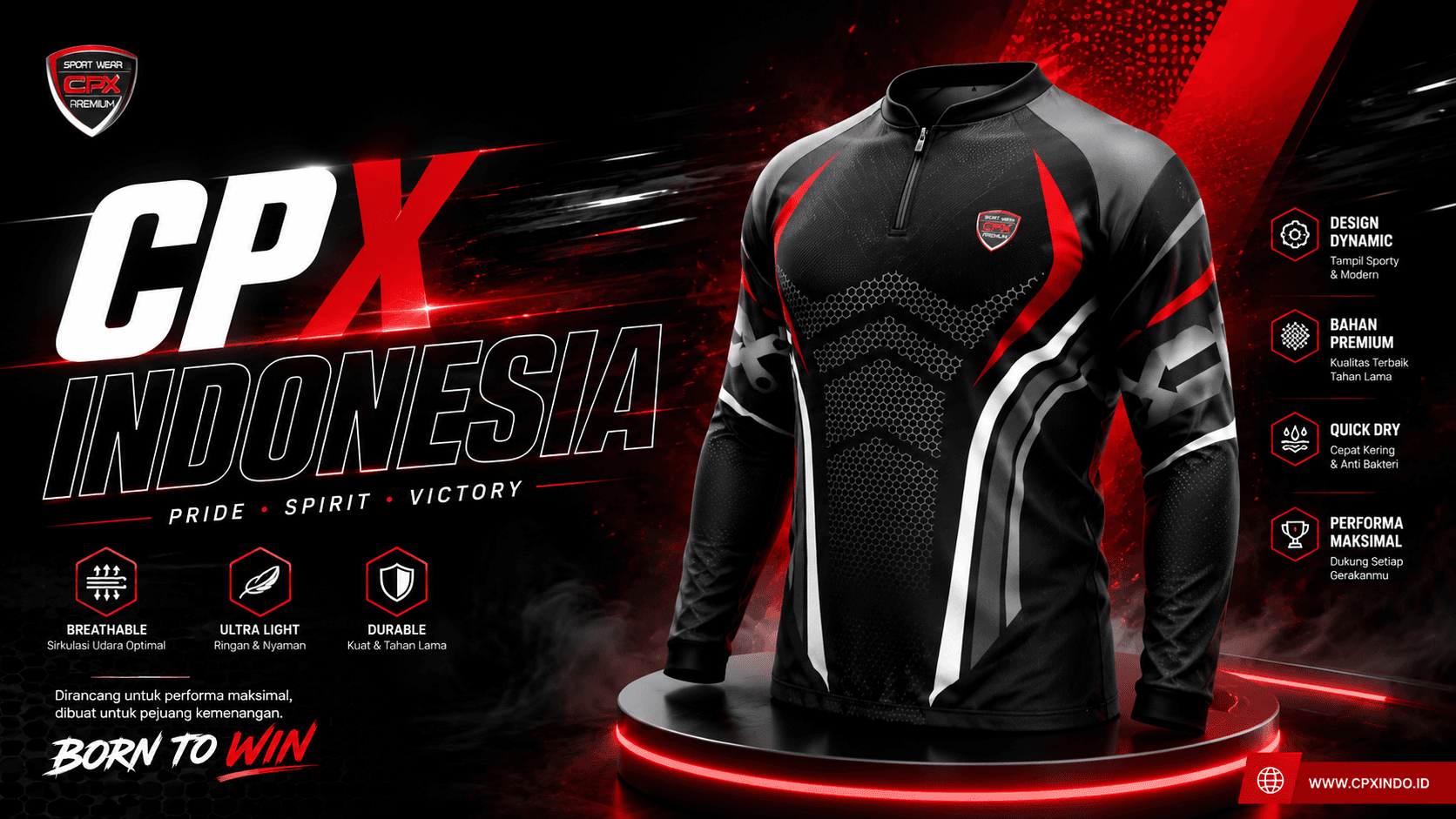 CUSTOM JERSEY UNTUK SETIAP OLAHRAGA.